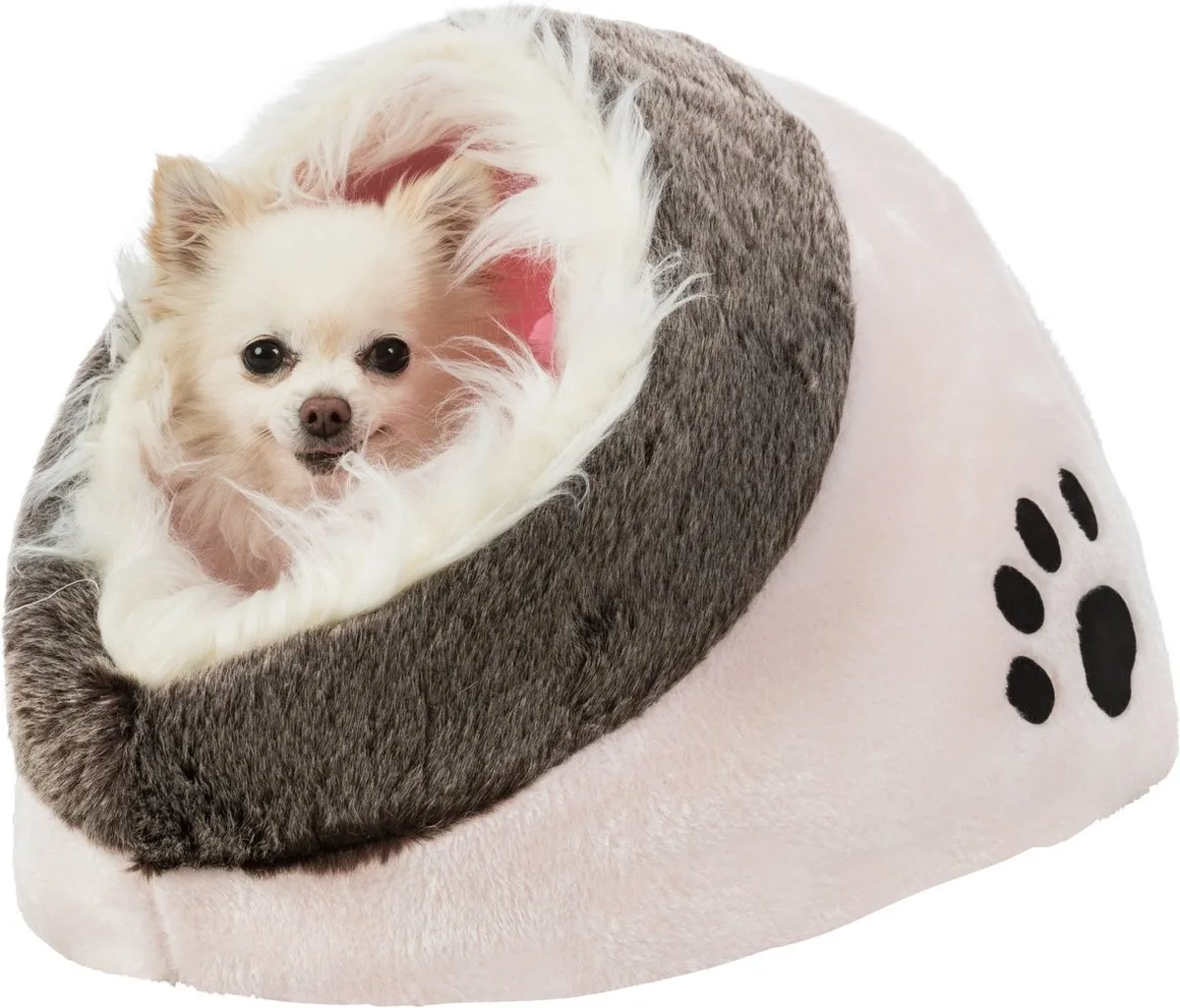 Trixie Kattenmand Iglo Minou - Roze/Grijs 36x26x41cm - afbeelding 6 van 6