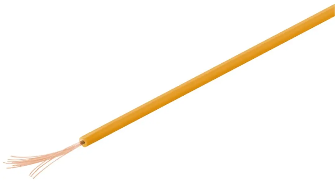 Goobay Koperdraad geïsoleerd 1x0,14mm² - 10m - Oranje - afbeelding 6 van 6