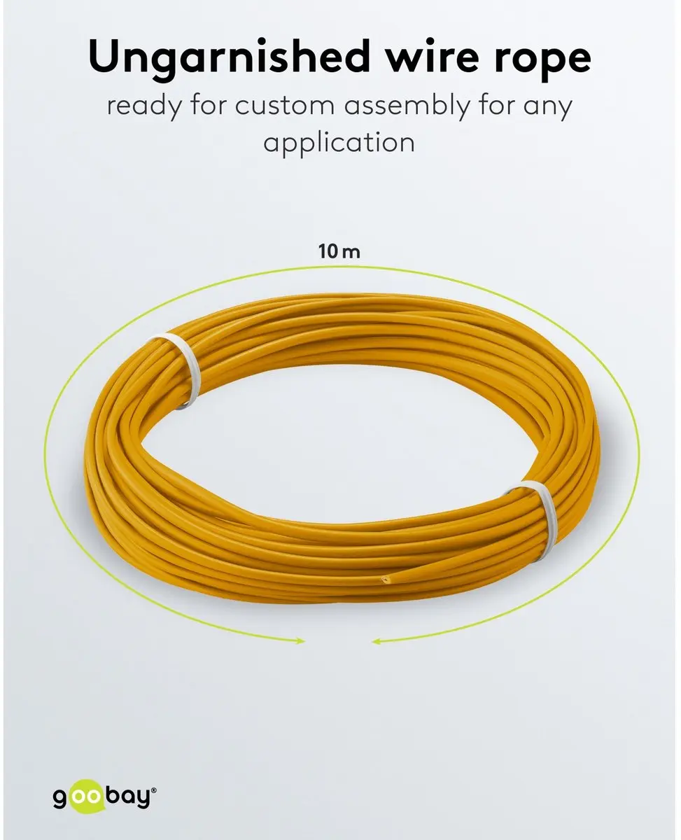 Goobay Koperdraad geïsoleerd 1x0,14mm² - 10m - Oranje - afbeelding 2 van 6