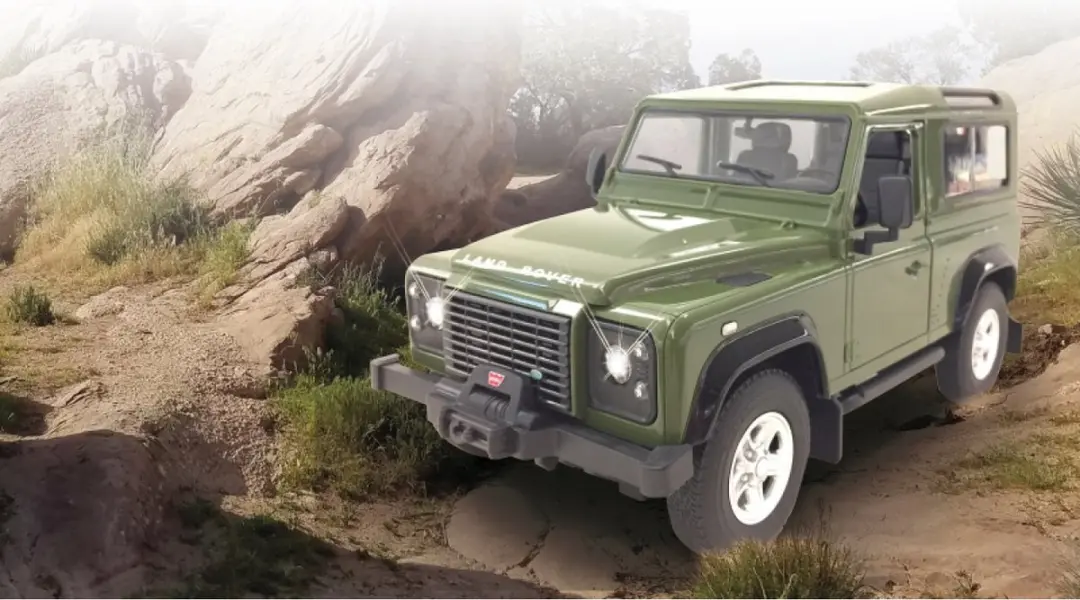 Jamara Land Rover Defender 1:24 - Legergroen - afbeelding 6 van 6