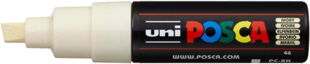 Posca PC-8K Verfstift Ivoor Breed