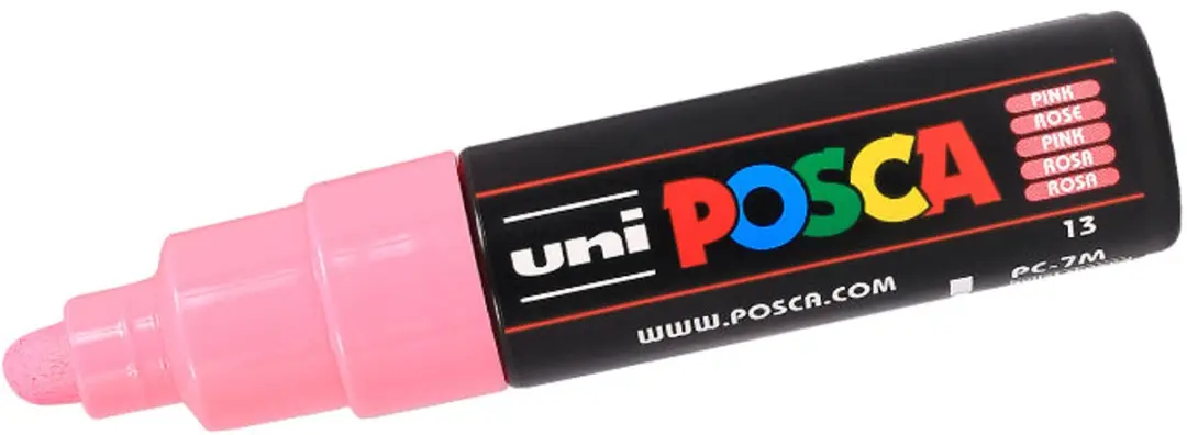 Posca PC7M VT Verfstift - Paars - Breed - afbeelding 4 van 6