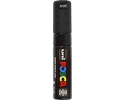 Posca PC8K N Verfstift Breed Schuine Punt - Zwart - afbeelding 3 van 6