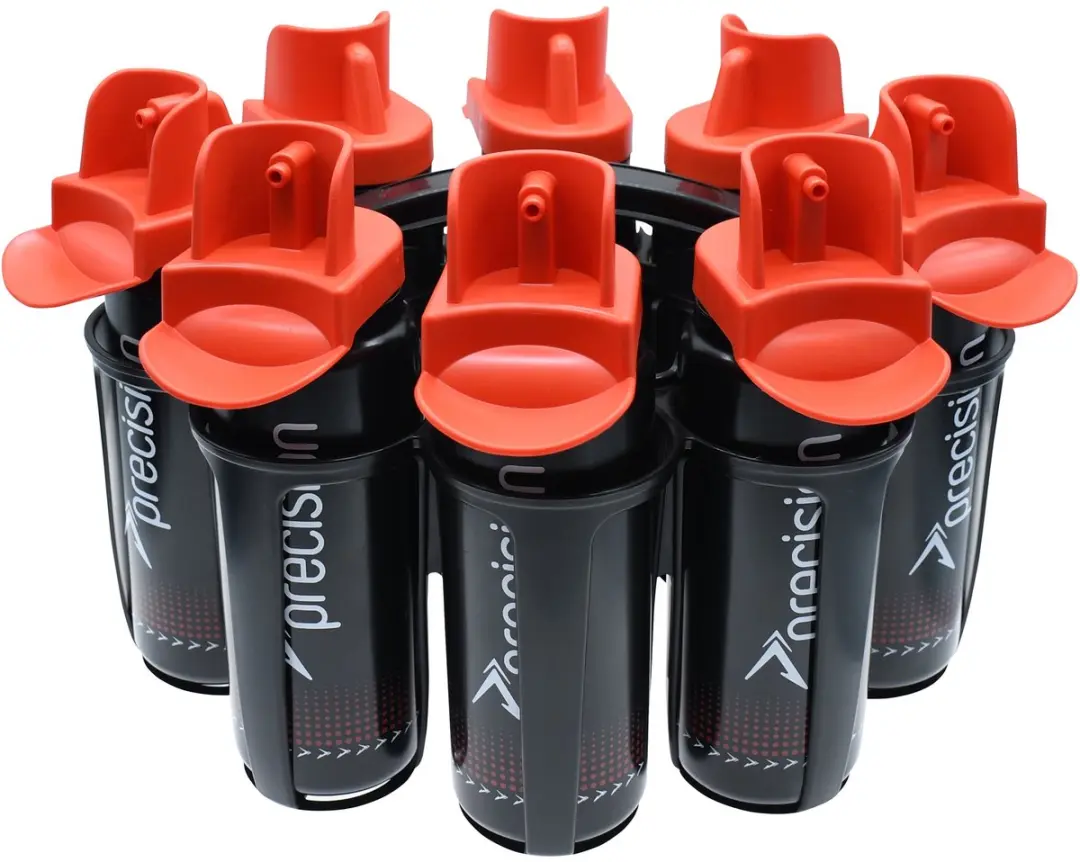 Precision bidonkrat met 8 hygiëne waterflessen 1L