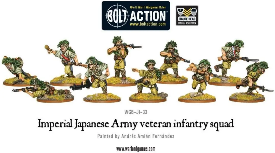Imperial Japanese Army veteran infantry squad