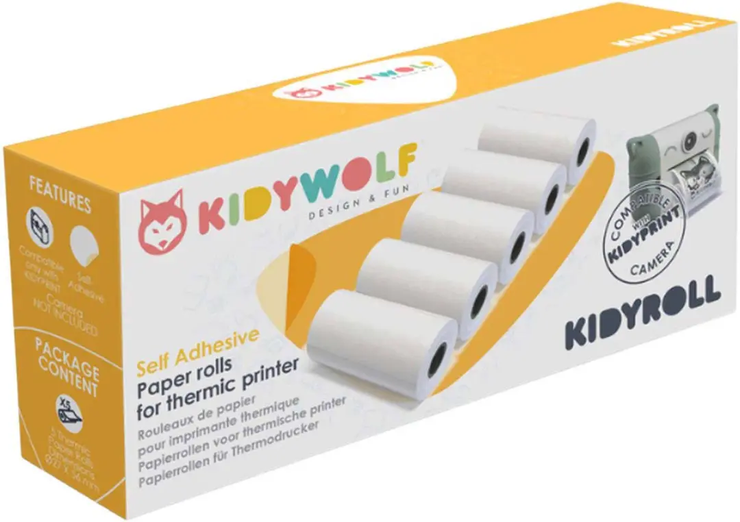 Kidywolf KIDYROLL-ST Thermisch Papier