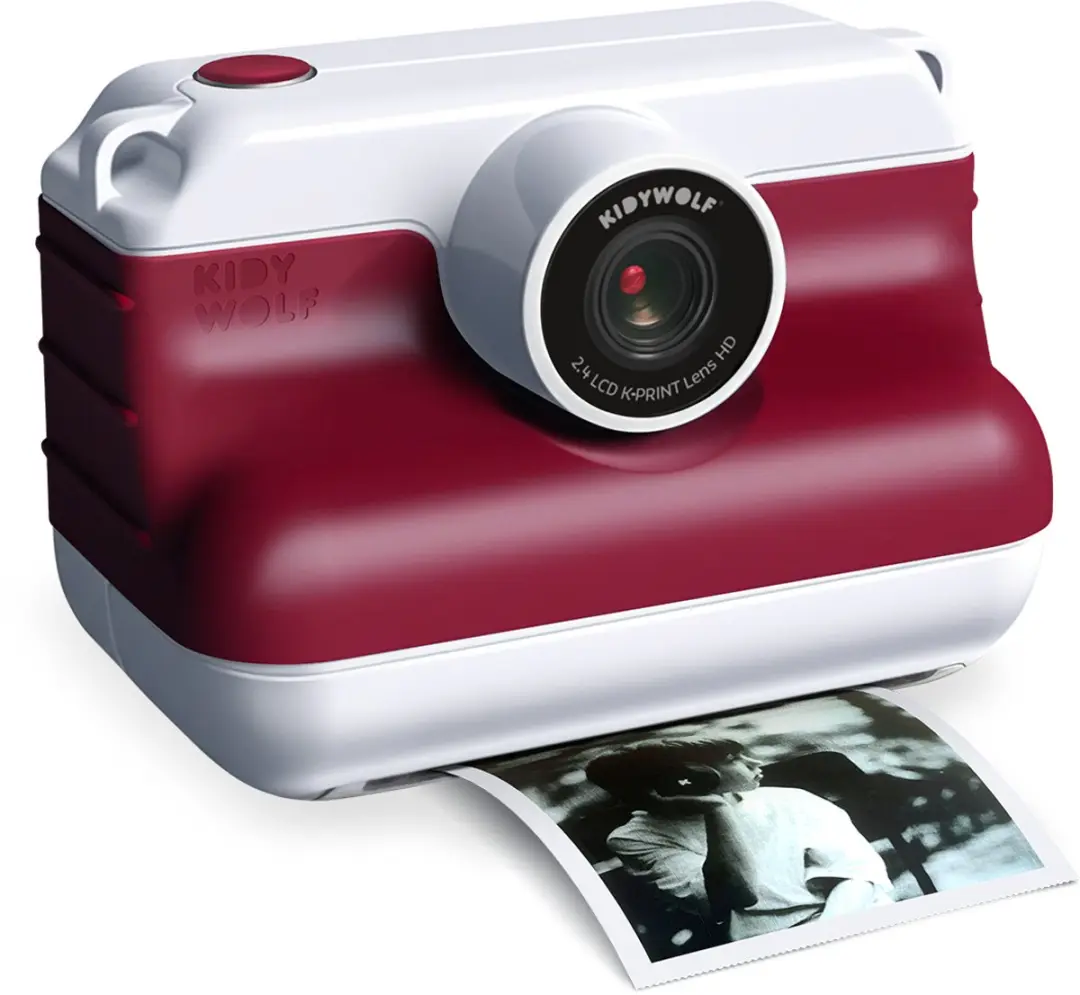 KIDYWOLF K-PRINT Instant Camera met Thermische Printer Rood