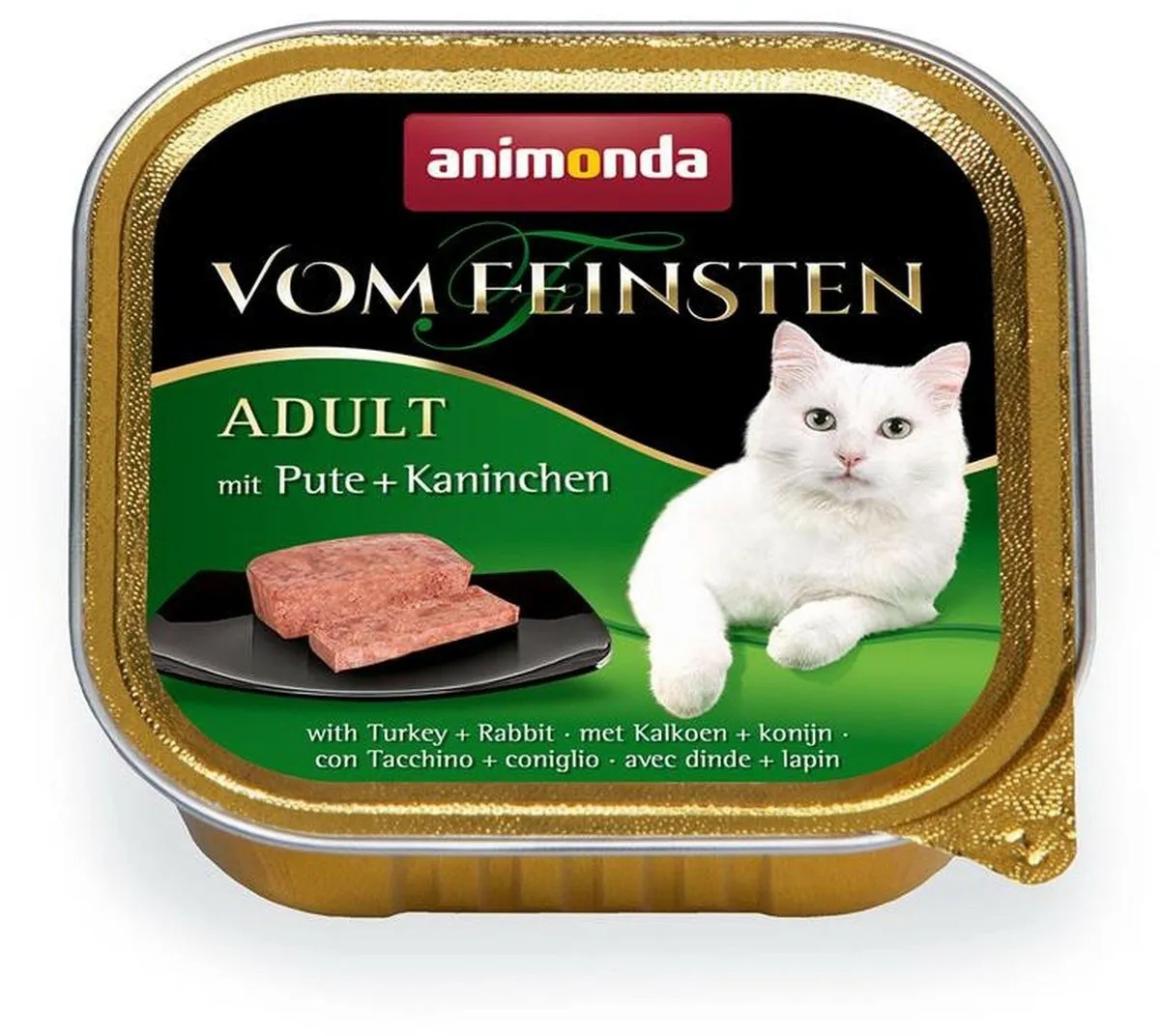 Animonda Vom Feinsten Adult Kalkoen & Konijn - 32 Stuks - afbeelding 2 van 2