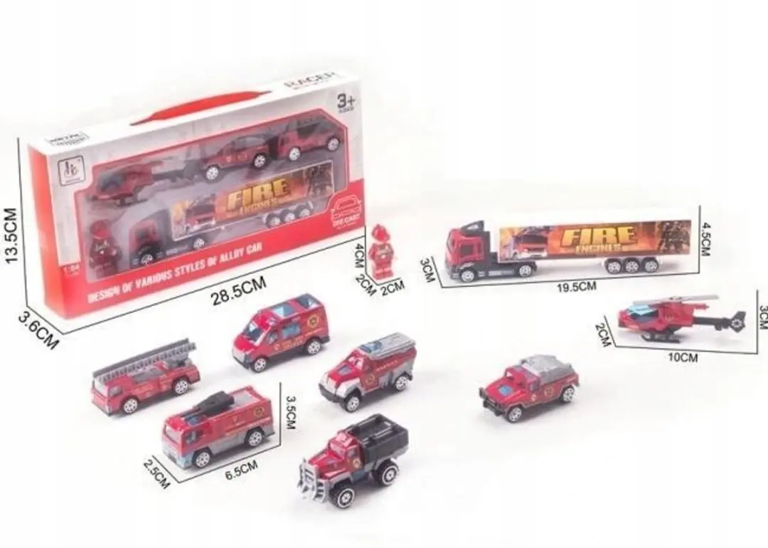 Metalen Autootjes Set