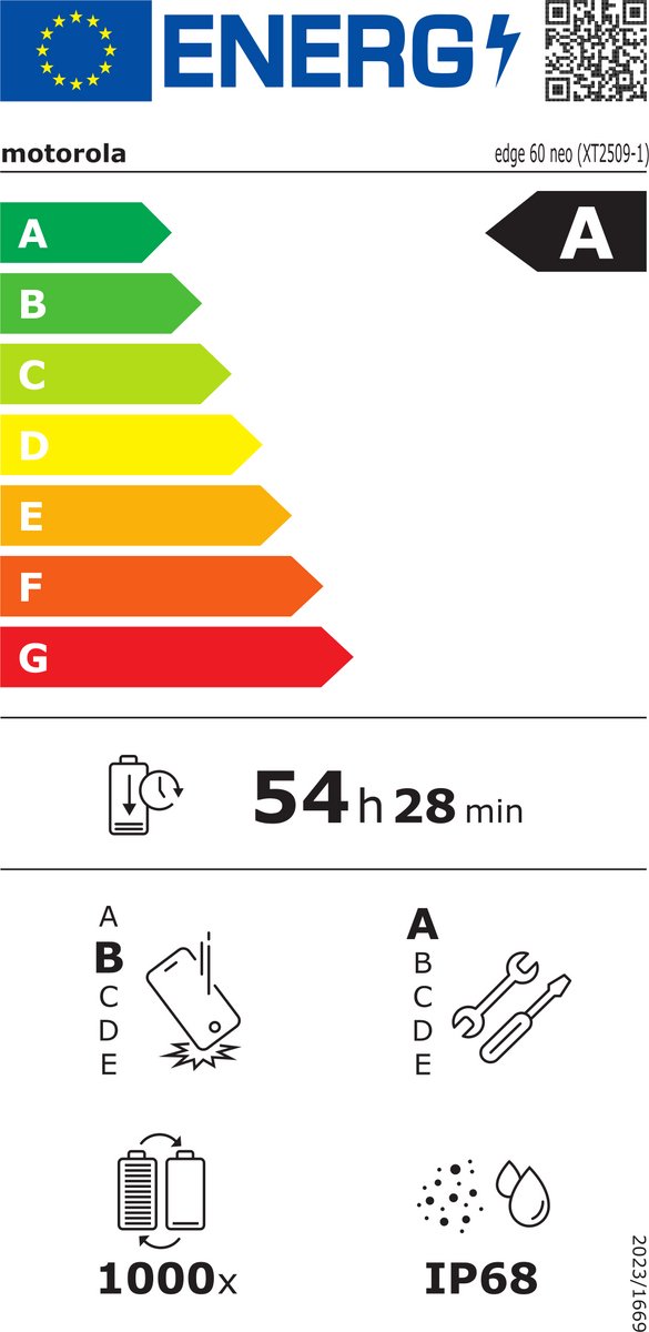 Motorola - edge 60 Neo - 256GB - Pantone Poinciana