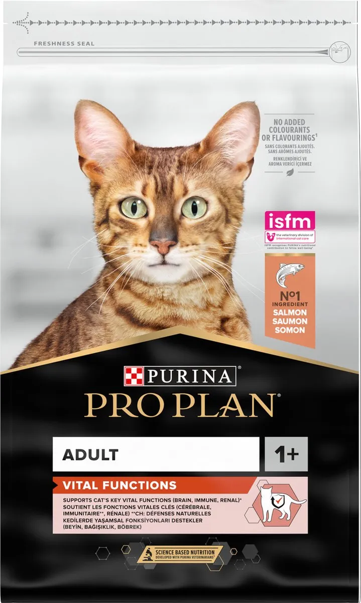 Pro Plan Adult Vital Functions Kattenvoer Zalm 10kg