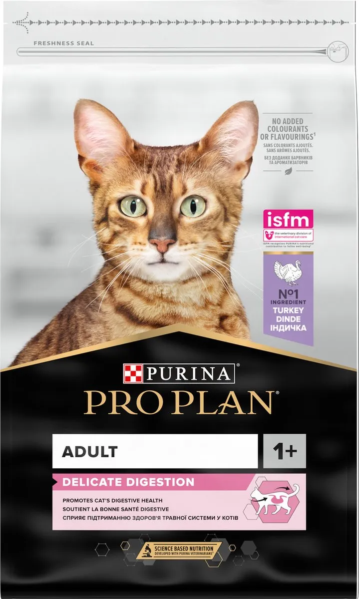 Pro Plan Adult Delicate Digestion Kattenvoer Kalkoen 10kg