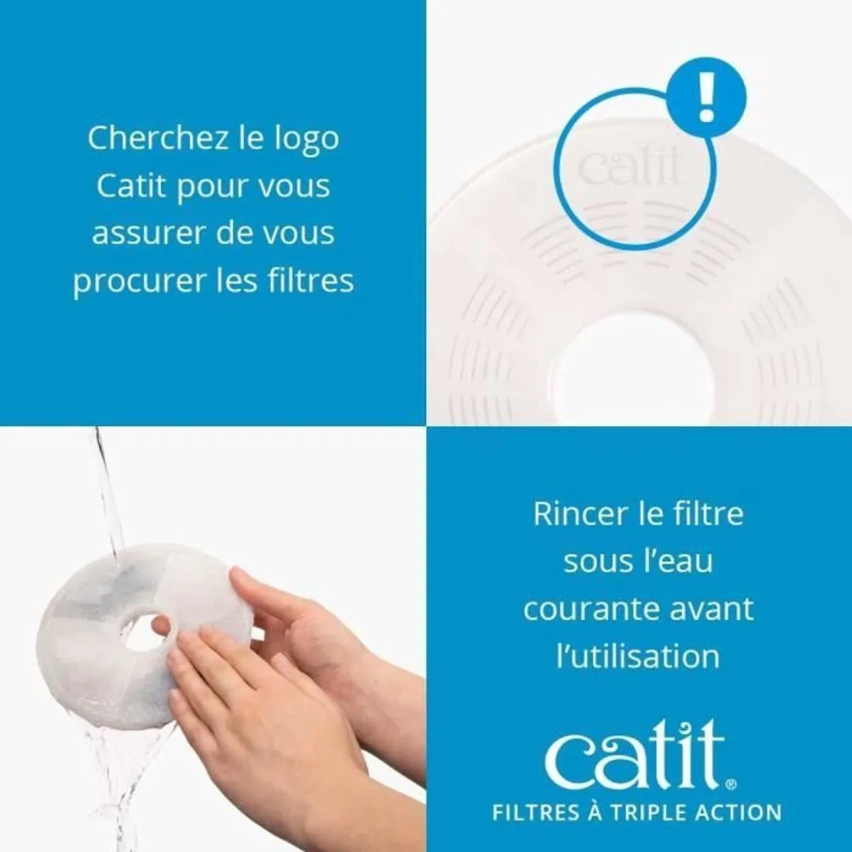 Catit Triple Action Filter - 12 Stuks - afbeelding 3 van 4