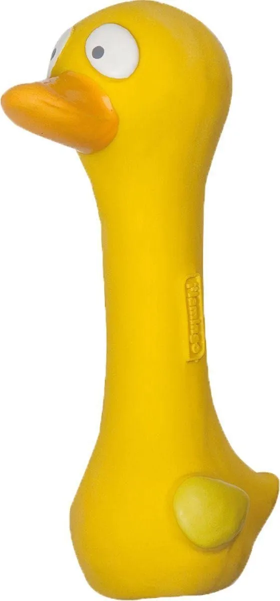Flamingo Latex Halters Dieren 20cm Geel - afbeelding 3 van 5