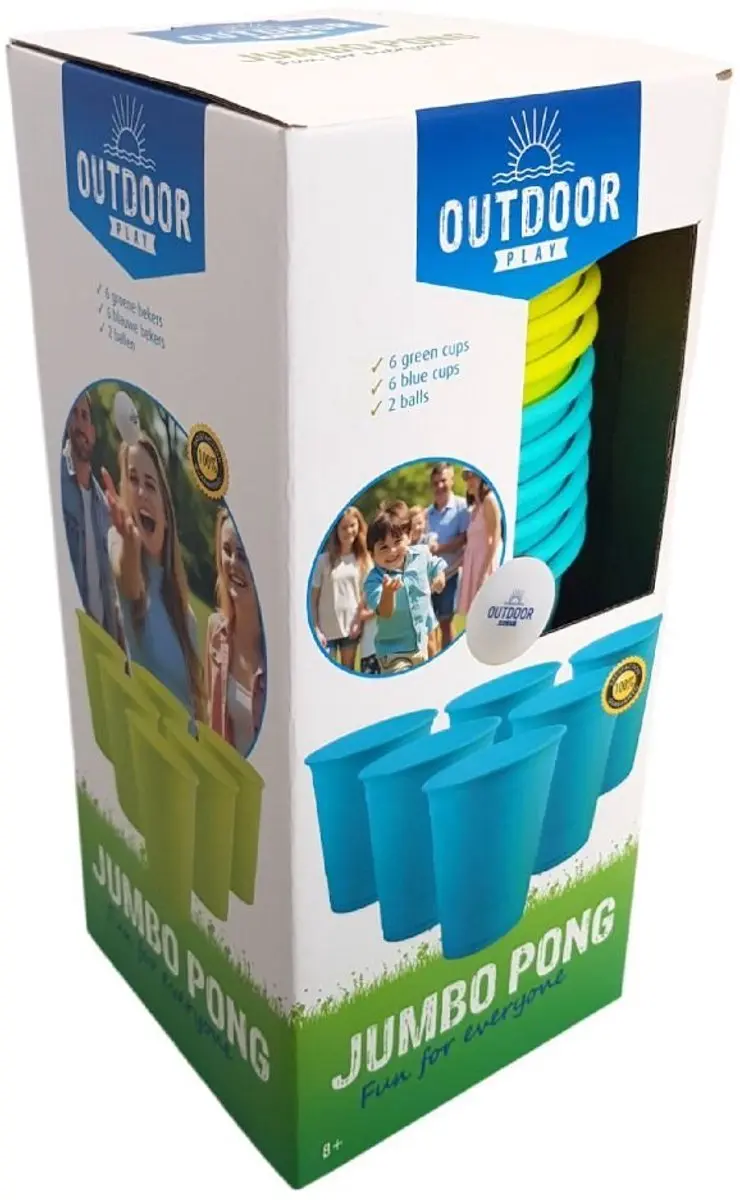 Outdoor Play Jumbo Pong Beer Pong - afbeelding 5 van 6
