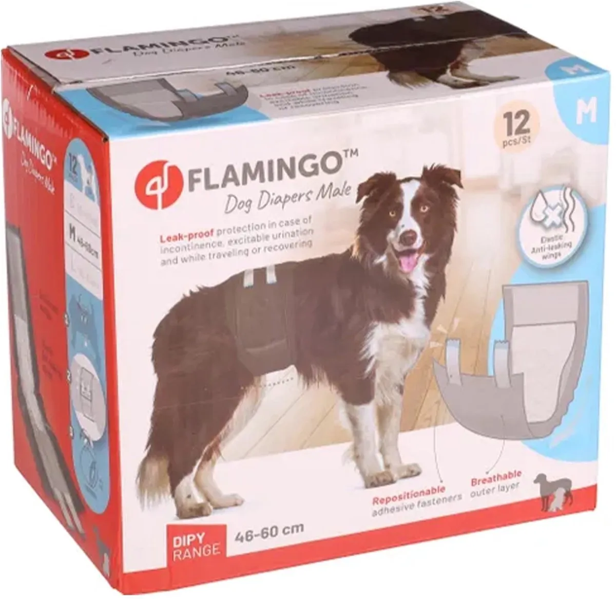 Flamingo Wegwerp Plasband Dipy Reu - Zwart S