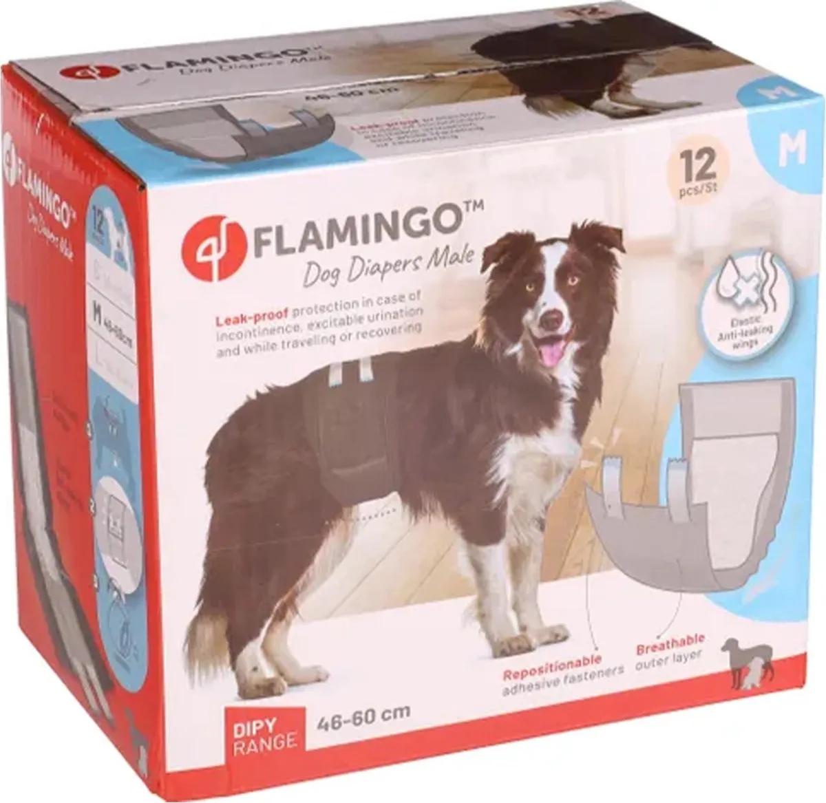 Flamingo Wegwerp Plasband Dipy Reu - Zwart S
