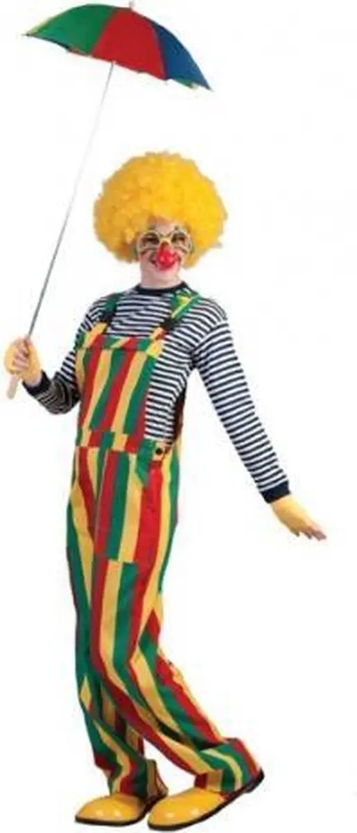 Clown verkleed kostuum tuinbroek