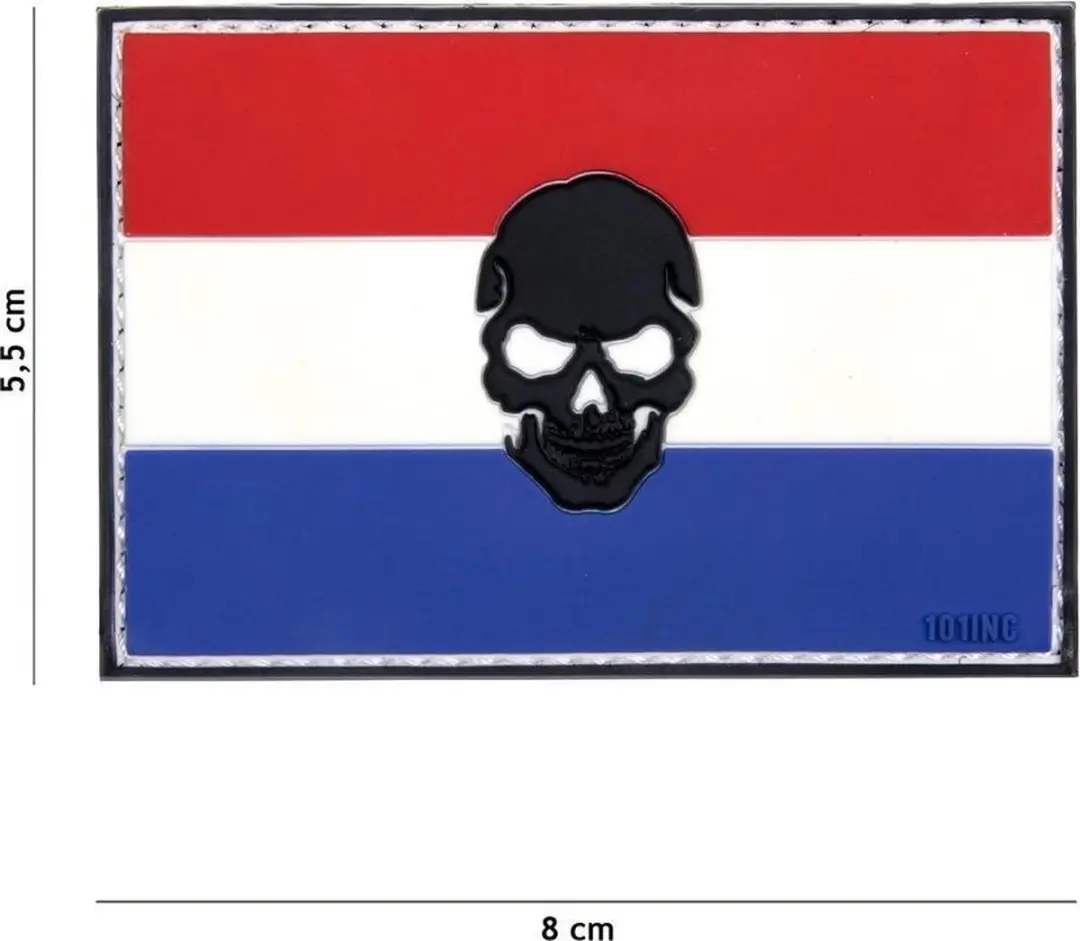 Embleem 3D PVC NL + Skull