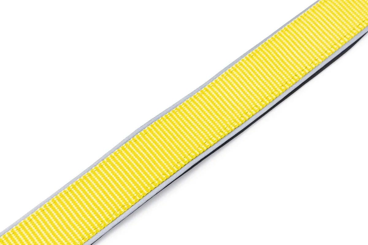 Beeztees Parina Hondenhalsband - Nylon - Geel - 45-50x2,5cm