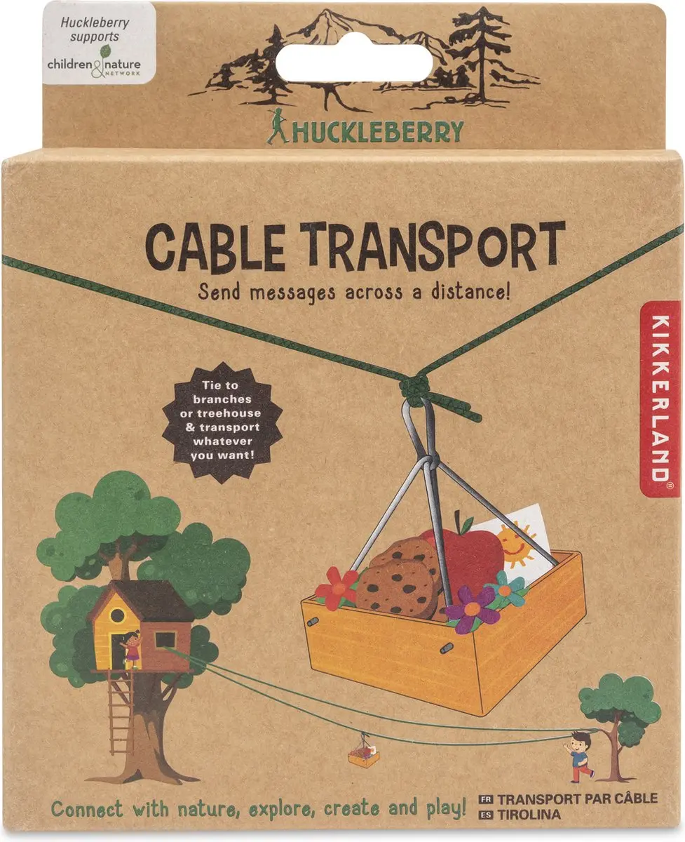 Kikkerland Huckleberry Cable Transport Bouwpakket - Groen - afbeelding 6 van 6