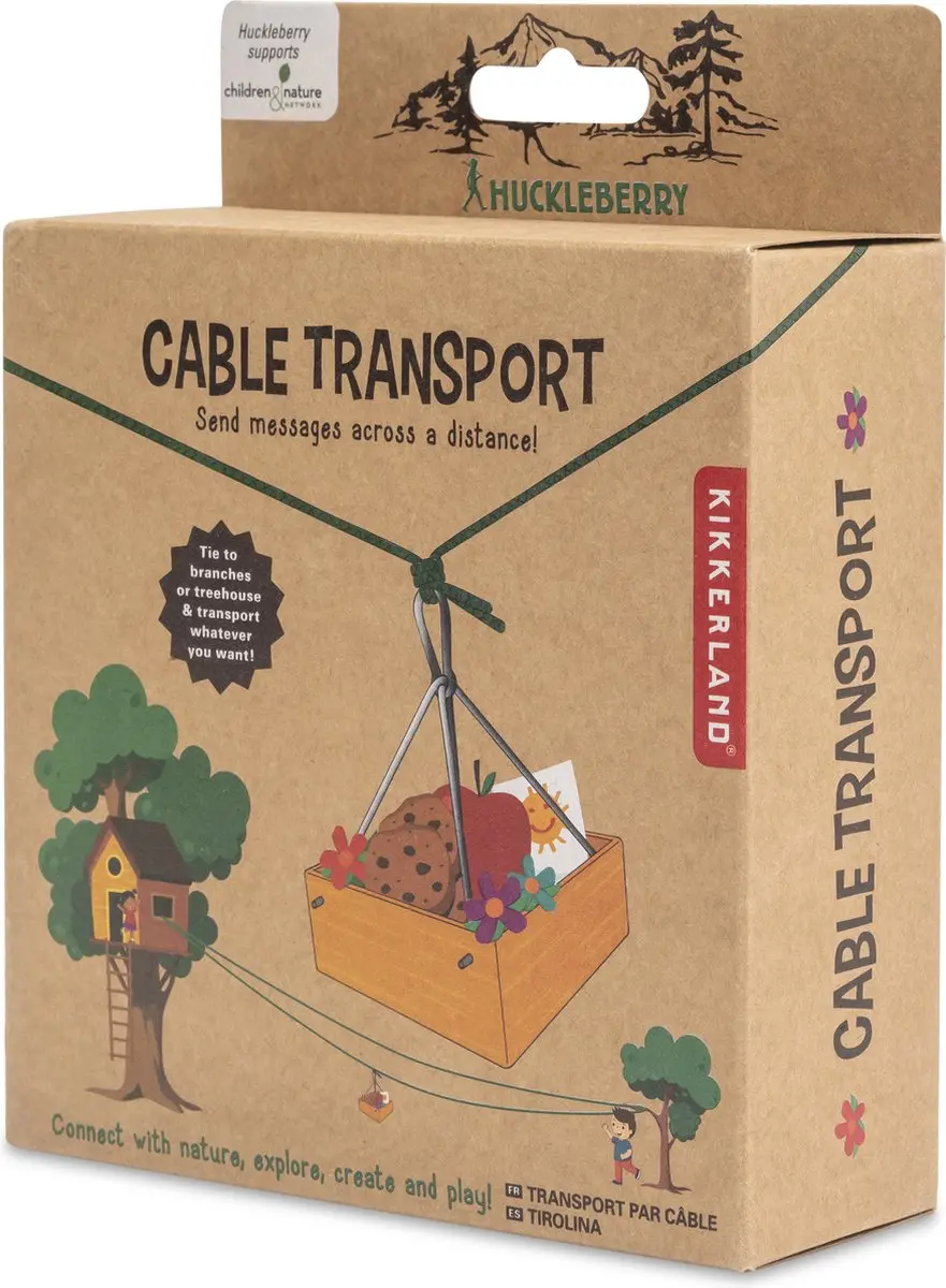 Kikkerland Huckleberry Cable Transport Bouwpakket - Groen - afbeelding 2 van 6