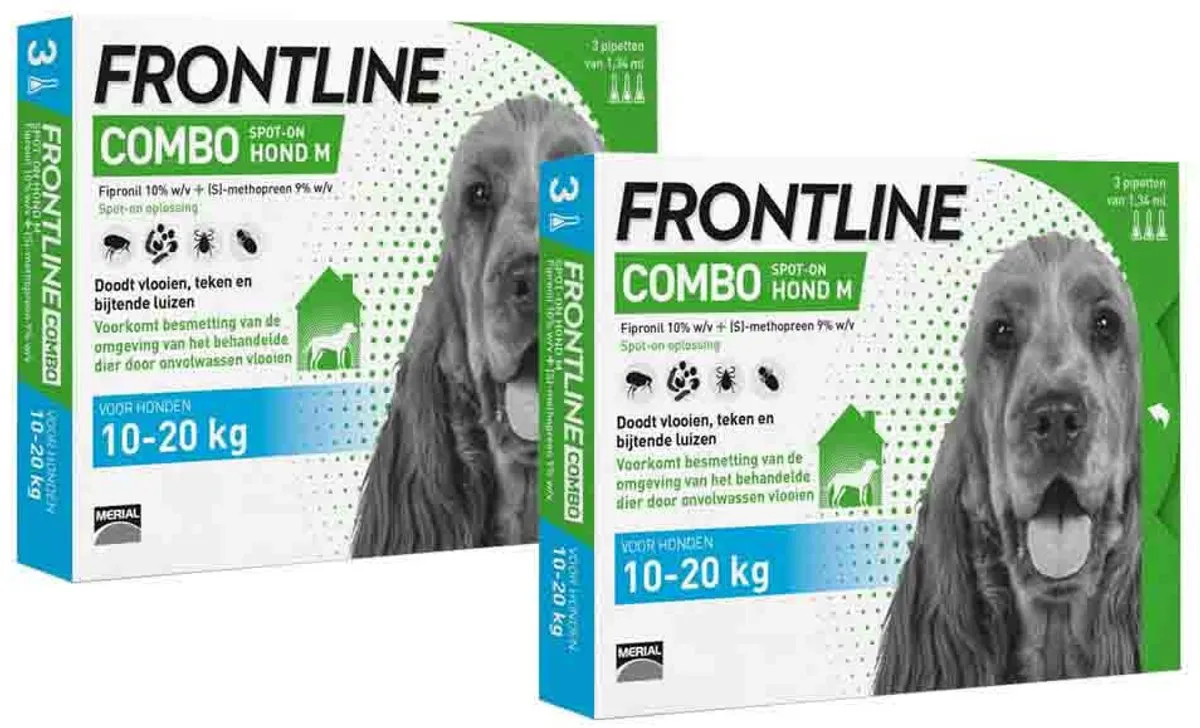 Frontline Combo Spot On Hond M - 2x3 Pipetten