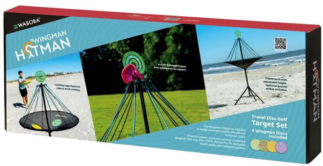 Waboba Hitman Frisbee Doel + Discs - afbeelding 6 van 6