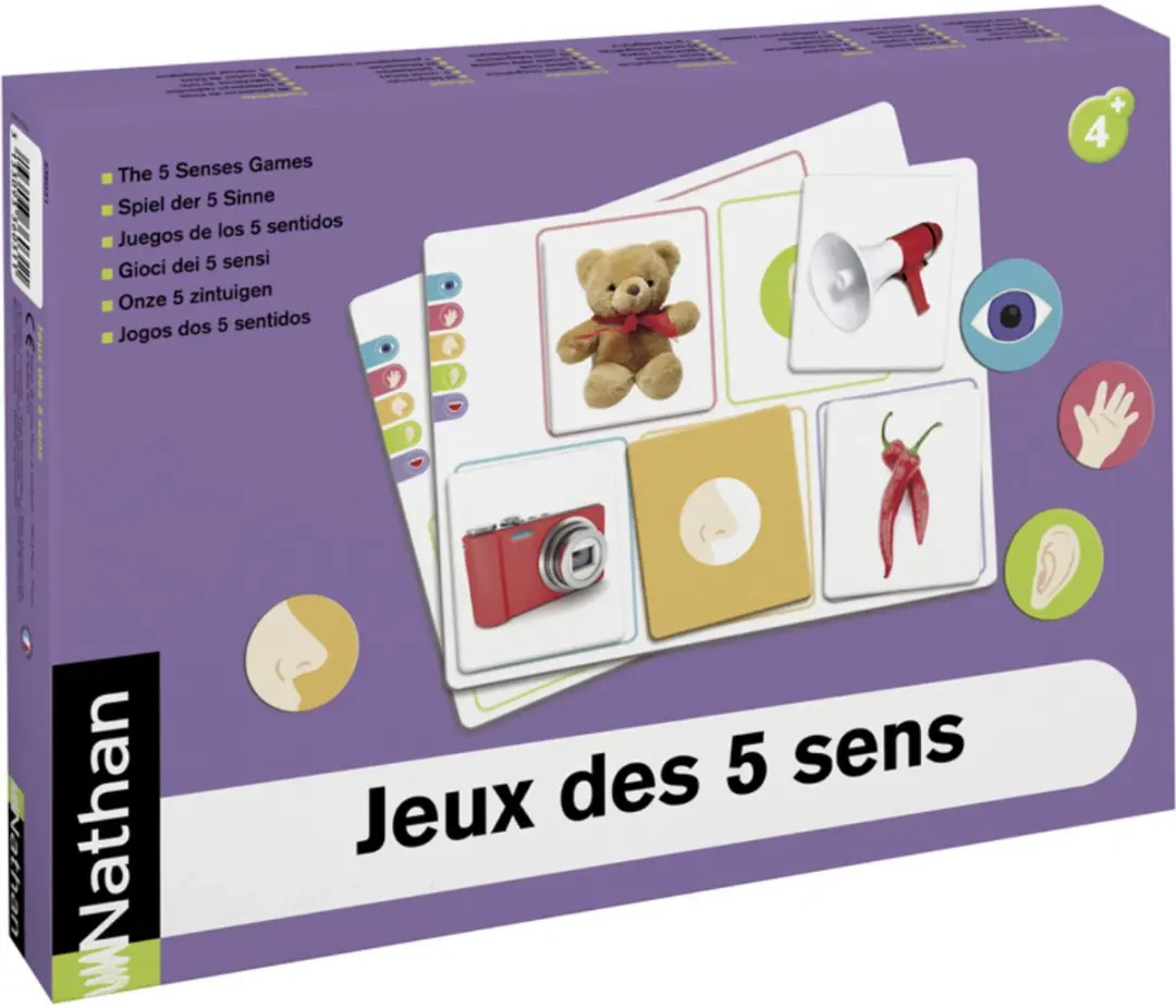 De vijf zintuigen, spel