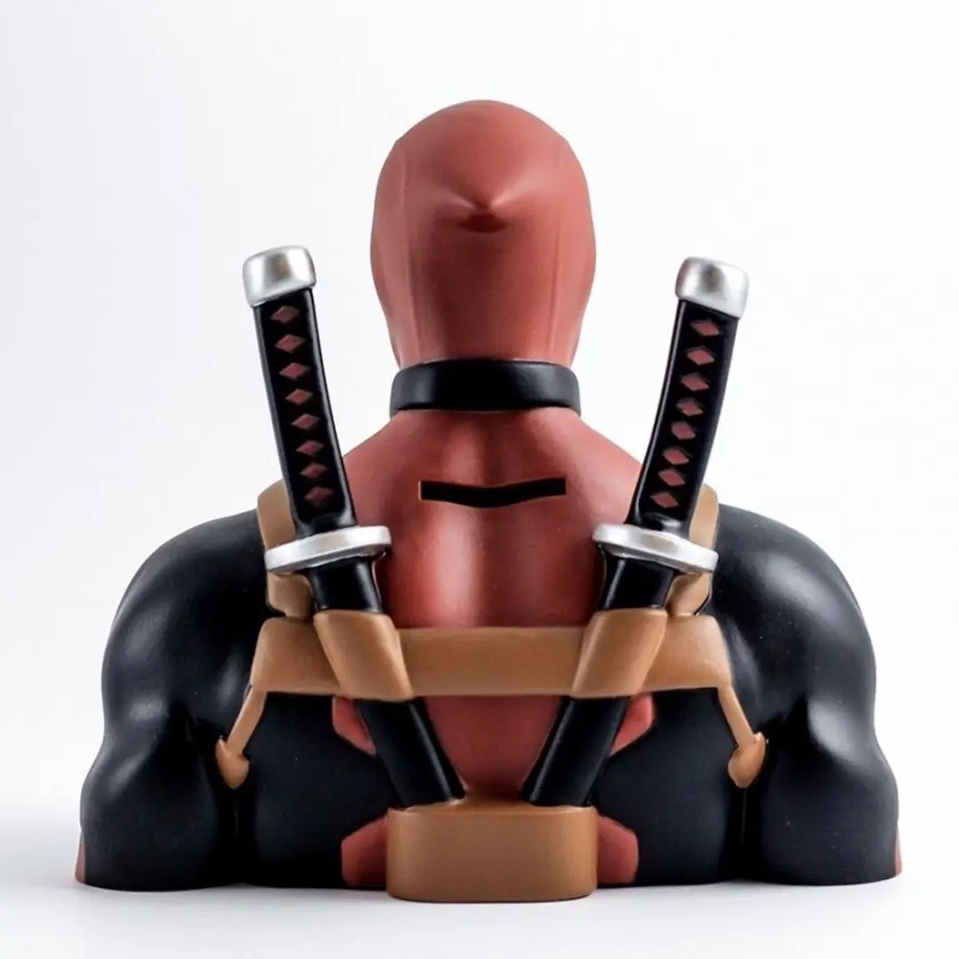 Marvel Deadpool Deluxe Spaarpot - Rood - afbeelding 3 van 6