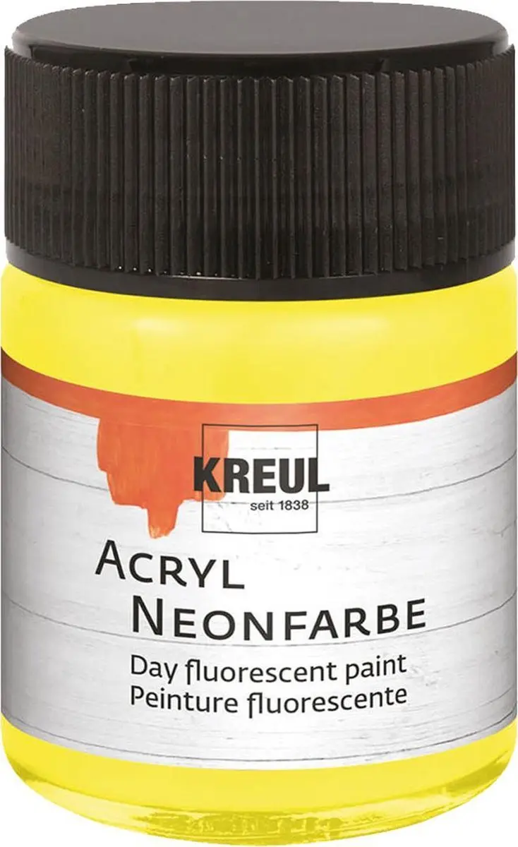 Kreul Neon Gele Acrylverf 50 ml
