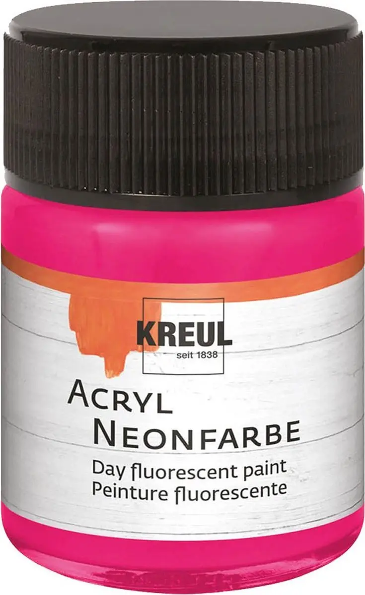 Kreul Neon Roze Acrylverf 50 ml