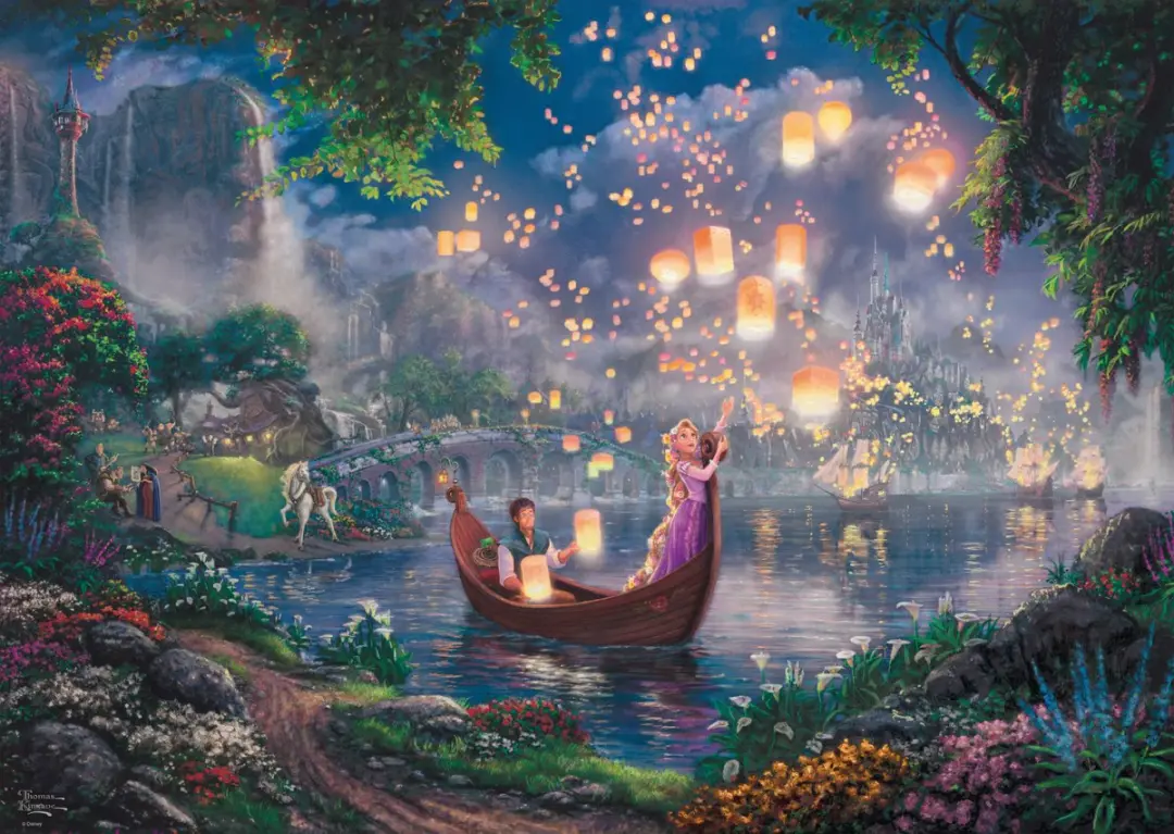 Schmidt Puzzel Disney Rapunzel - 1000 stukjes - afbeelding 2 van 6