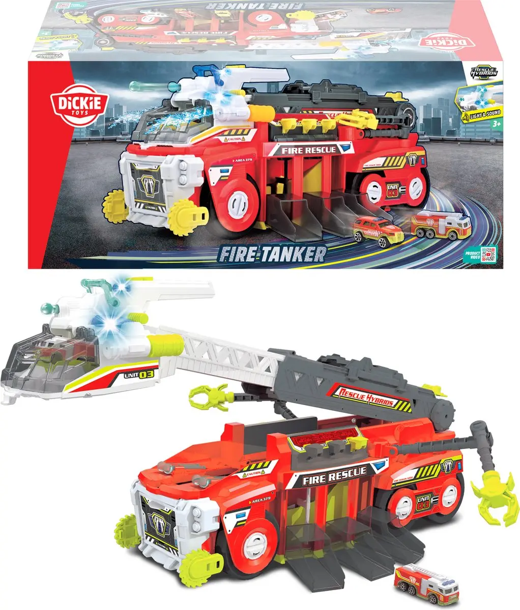 Dickie Toys Rescue Hybrids Fire Tanker