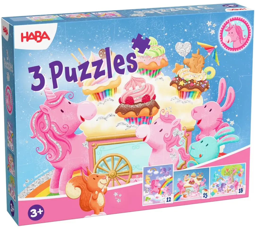 Haba Eenhoorn Flonkerglans Puzzel