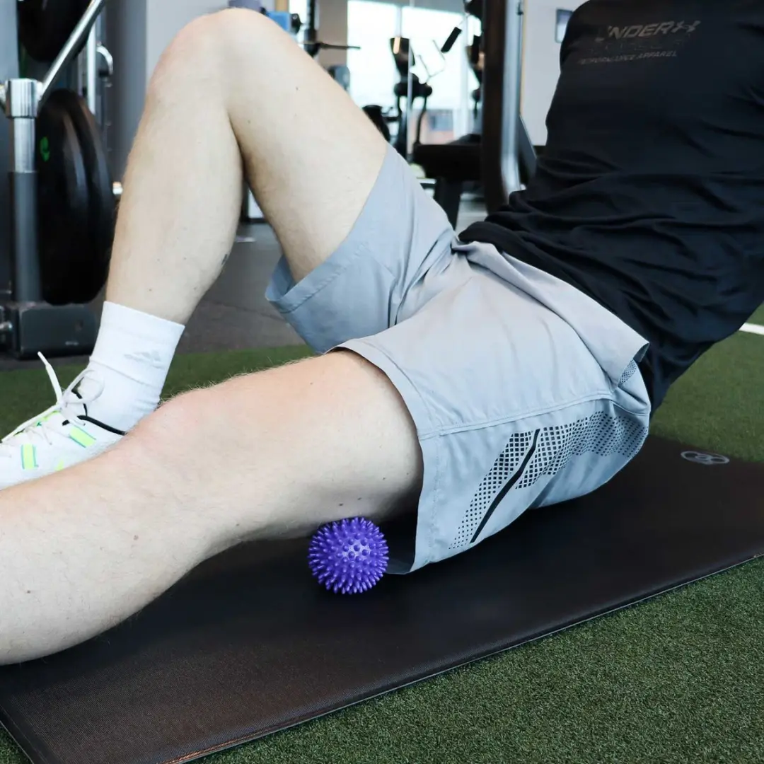 Fitness-Mad Massagebal 7cm KFA242 - Paars - afbeelding 2 van 5
