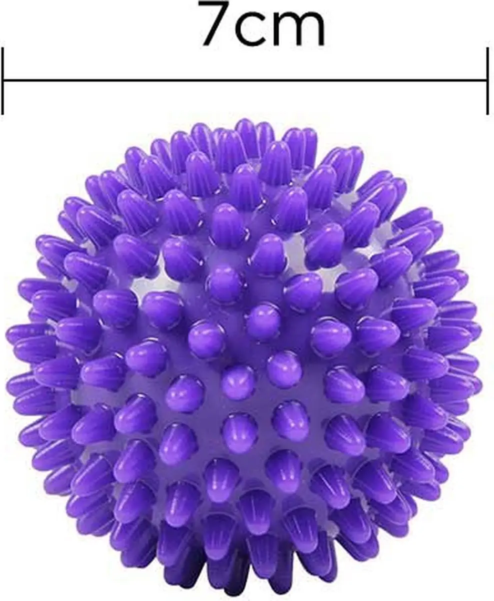 Fitness-Mad Massagebal 7cm KFA242 - Paars - afbeelding 4 van 5