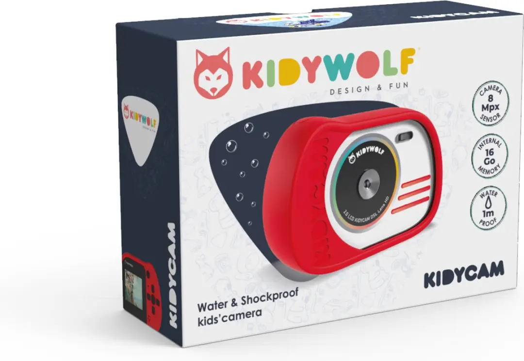 Kidywolf Kidycam Digitale Camera - Rood - afbeelding 4 van 6