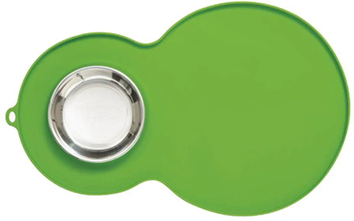 Catit Placemat Peanut - Drinkbak 35x23x3cm - Grijs