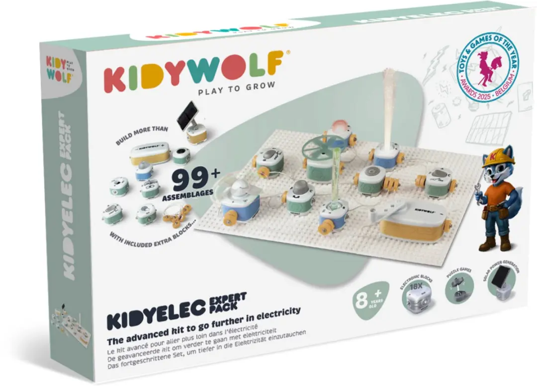 Kidywolf KidyElec Expert Elektriciteitsset - 18 Onderdelen - afbeelding 2 van 6