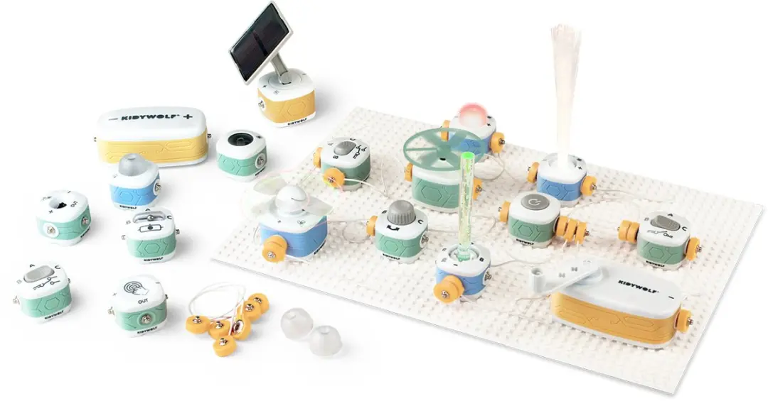 Kidywolf KidyElec Expert Elektriciteitsset - 18 Onderdelen - afbeelding 6 van 6