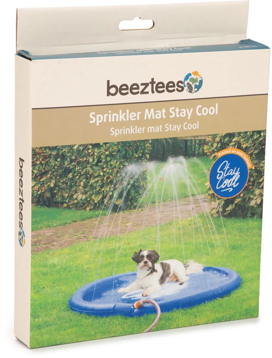 Beeztees Sprinkler Mat Stay Cool Hondenmat - 100x100x5cm - Blauw