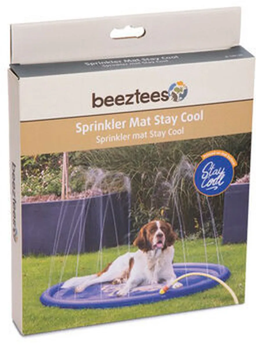 Beeztees Sprinkler Mat Stay Cool Hondenmat - 100x100x5cm - Blauw