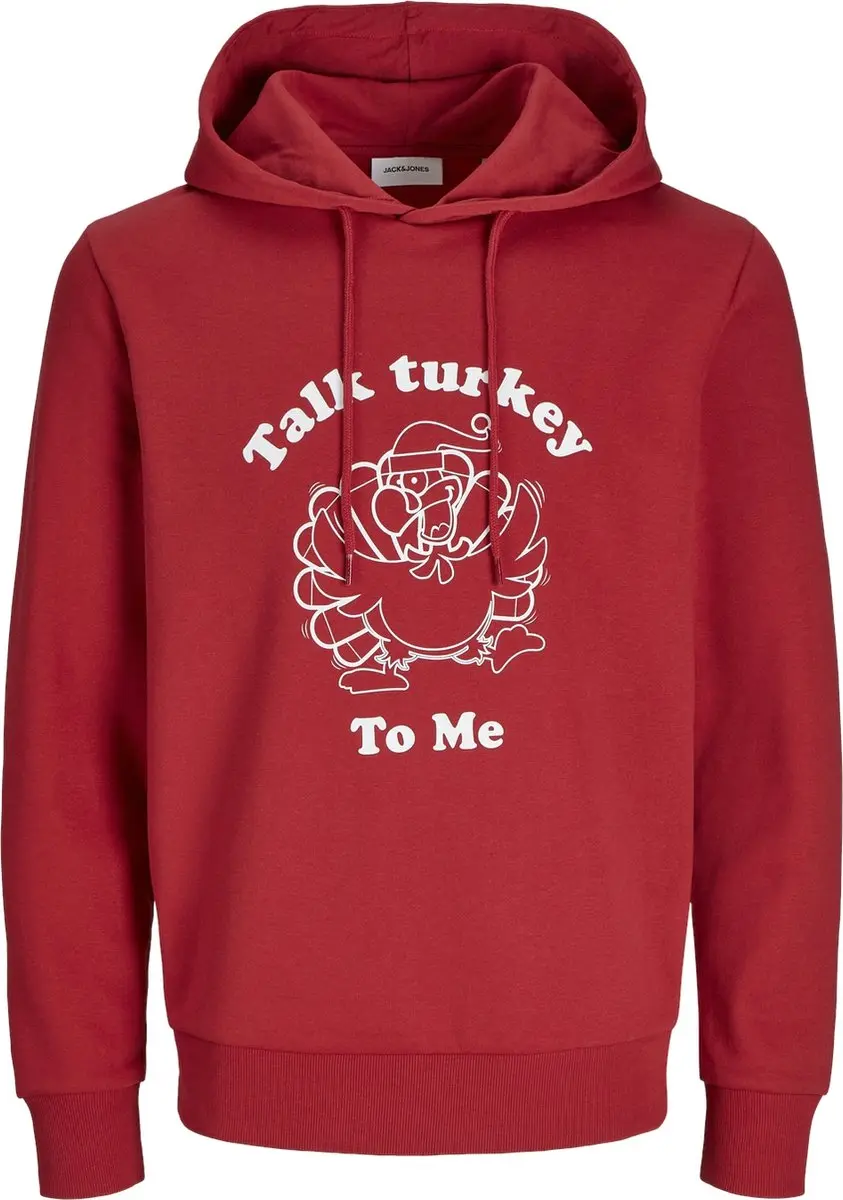 Jack & Jones Heren Kersttrui JJXMAS Rood - Maat S