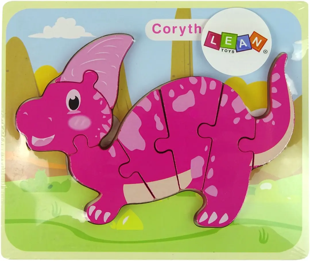 Lean Toys Houten Puzzel Corythosaurus