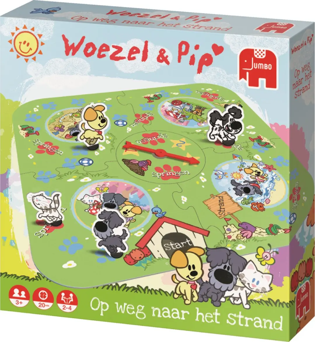 Woezel & Pip Op Weg Naar het Strand Gelukspel - afbeelding 3 van 5
