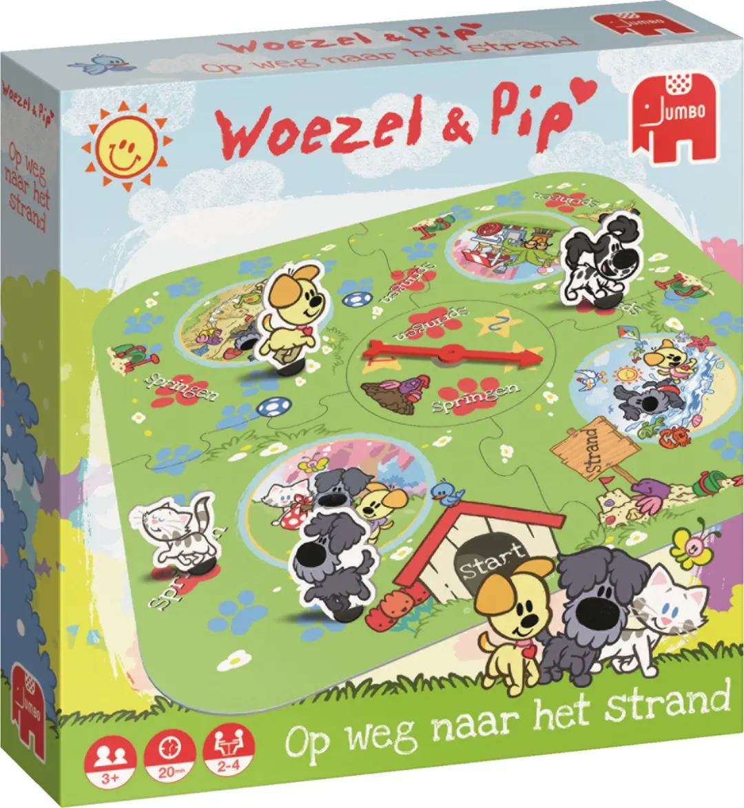 Woezel & Pip Op Weg Naar het Strand Gelukspel