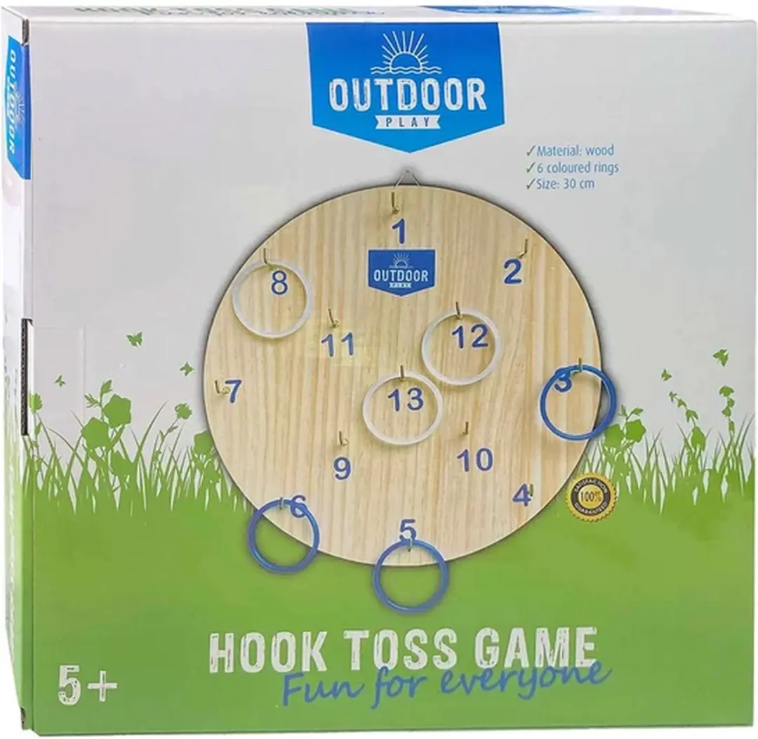 Outdoor Play Ringwerp Bord Ø30cm - Blauw - afbeelding 5 van 6