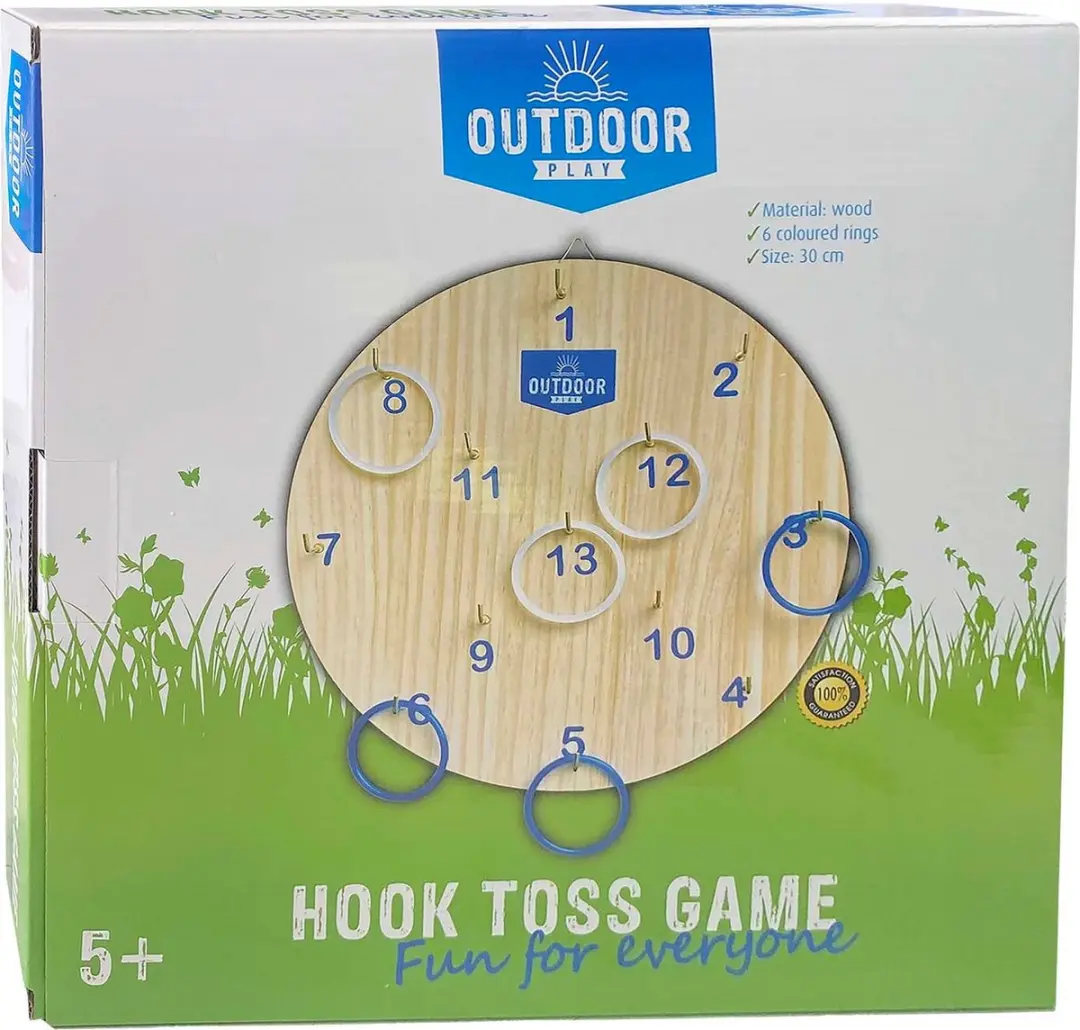 Outdoor Play Ringwerp Bord Ø30cm - Blauw - afbeelding 6 van 6