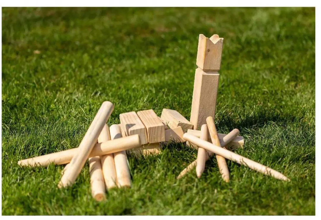 Outdoor Play Kubb Spel - Zweeds Werpspel 21-delig - afbeelding 5 van 6